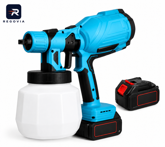 Pistola para pintar eléctrica inalámbrica + doble batería