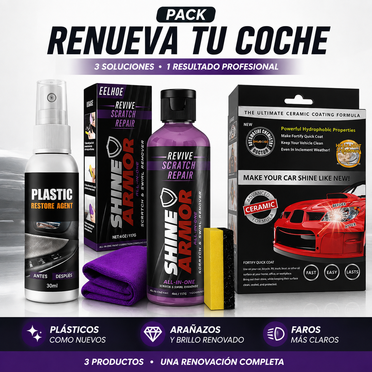 Pack Renueva tu Coche – renovación completa